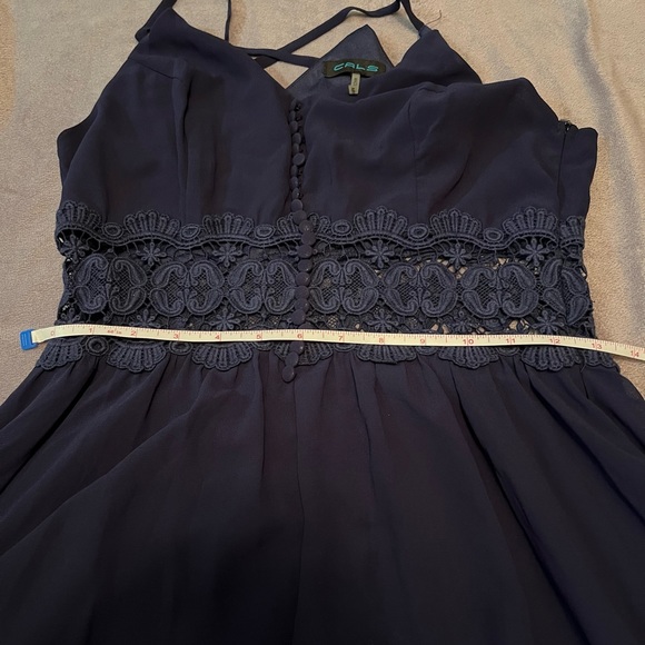 |4 for $20| 🤍CALS - lace and buttons mini dress - Picture 6 of 8